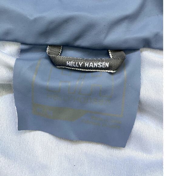 Helly Hanson Rain Jacket Women's Medium Zip Up Coat Hooded Light Blue Outdoors - Picture 2 of 10